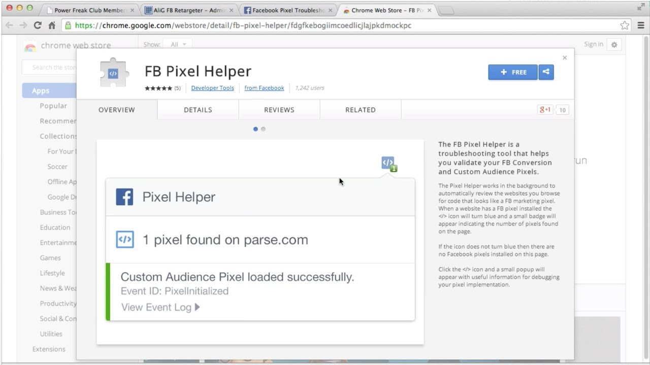 Facebook Pixel Helper Demo YouTube
