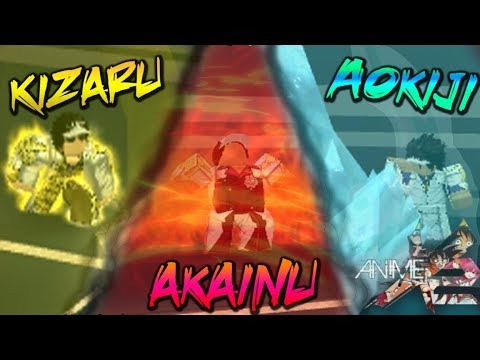 Anime Cross 2 The Three Admirals Cac Showcase Aokiji Kizaru And Akainu Youtube - akainu roblox