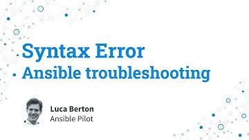 Ansible troubleshooting - Syntax Error