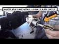 Clutch Master Slave Cylinder - Stainless Clutch Lines Install Bleed... Nissan 350z INFINITI G35