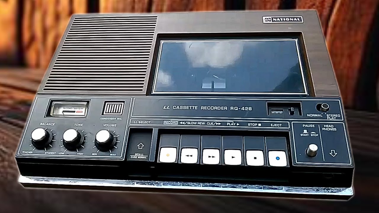 National RQ-428 LL Cassette Recorder - YouTube