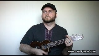 Bob Dylan Blowin In The Wind Ukulele Lesson (how to play tutorial with tabs and chords)