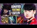 GUMAYUSI TESTING CAITLYN IN KR SOLOQ! - T1 Gumayusi Plays Caitlyn ADC vs Zeri! | Season 2022