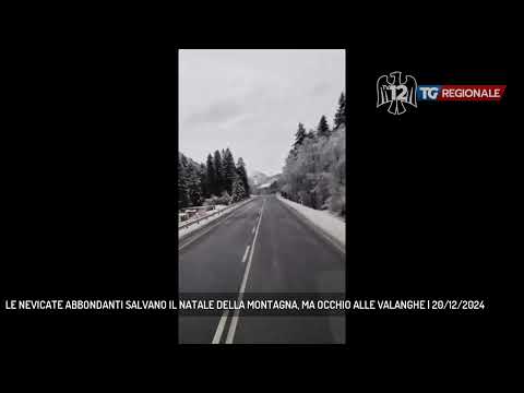 LE NEVICATE ABBONDANTI SALVANO IL NATALE DELLA MONTAGNA, MA OCCHIO ALLE VALANGHE | 20/12/2024