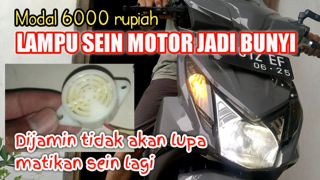 Cara Mudah buat Lampu Sein Motor Berbunyi
