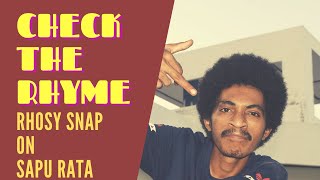 Rhosy Snap - Sapu Rata | Check The Rhyme Indonesia