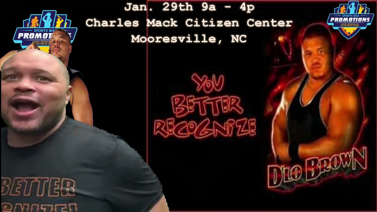 DLo Brown Promo Mooresville North Carolina NC Sports Card Memorabilia
