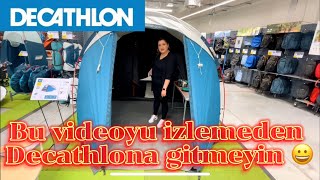 Kamp malzemeleri incelemesi decathlonu gezdik (kamp videomuzun linki açıklama da )