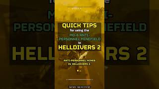 Celebrity Quick Tips for Every Stratagem in Helldivers 2 - ANTI-PERSONNEL MINES #helldivers2 #gaming Net Worth