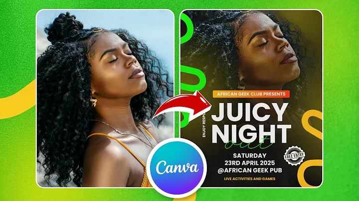 I Will Teach You How to Make a STUNNING Party Flyer in Canva!