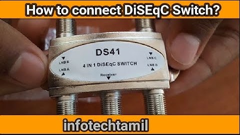 How to connect DiSEqC switch?