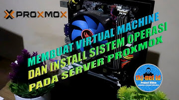 SERVER PROXMOX (MEMBUAT VIRTUAL MACHINE dan INSTALL SISTEM OPERASI UBUNTU SERVER)