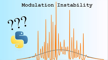 Modulation Instability simulated in python!