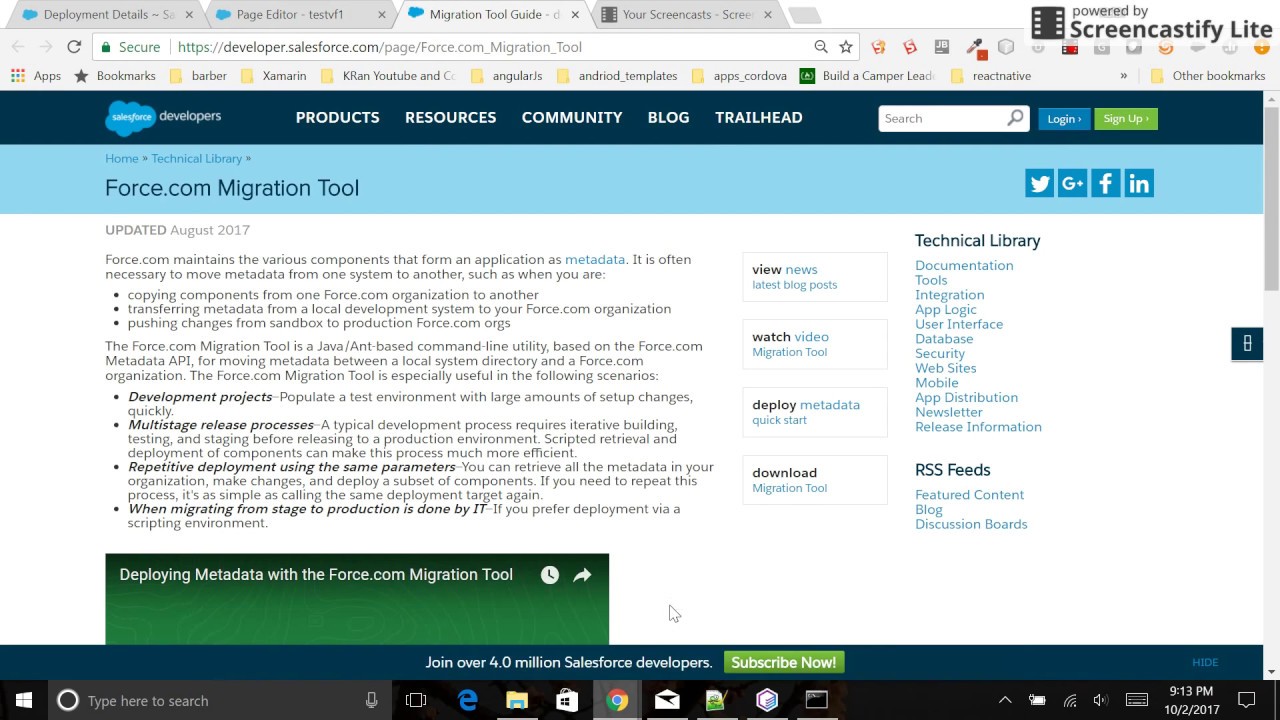 Salesforce Ant Migration Tool Wrapper Part 1 - YouTube