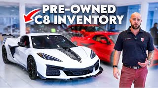 June Pre-Owned Inventory Walk C8 Corvette | Letsvette