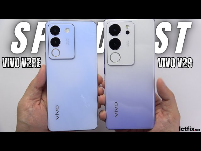Vivo V29 vs Vivo V29e | Video test Display, SpeedTest, Camera Comparison