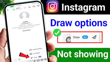 Instagram draw options not showing | Instagram New feature draw options not showing problem 2025