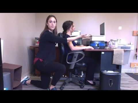 Home office ergonomics for sitting or standing desks