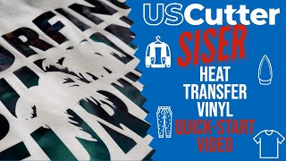 How To Use Siser Heat Transfer Vinyl For T-Shirts & More - Speed, Pressure, Temperature Settings