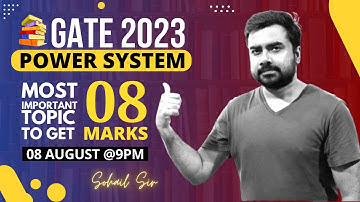 GATE 2023 Power System | Most Important topic to get 8 Marks | by Sohail Sir
