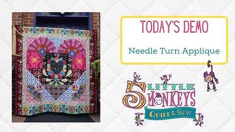 NEEDLE TURN APPLIQUE BY HAND | EASY TIPS AND TRICKS