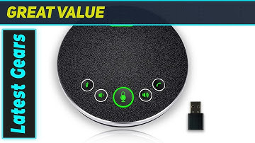 Bluetooth Speakerphone Conference Mics: Ultimate 360 Audio for 8-12 People