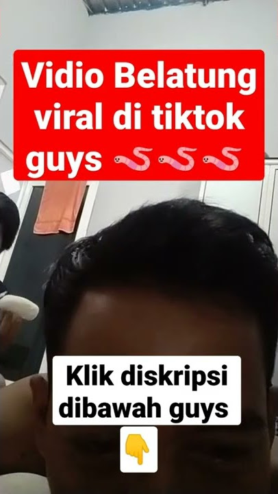 viral belatung di tiktok dan di Twitter Facebook