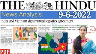 09 June 2022 | The Hindu Newspaper Analysis in English | #upsc #IAS screenshot 2