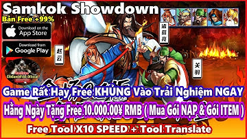 Samkok Showdown | Free 10.000.00¥ RMB Mỗi Ngày | Full Giftcode | Gameplay 3Q X7GAME #4082