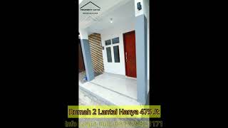 Rumah 2 lantai Harga 1 Lantai di Jogja