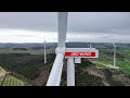 Windpark berglicht  mit 3 neuen siemens gamesa sg 66170