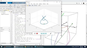 Triedro de Frenet Matlab y Calcplot3D