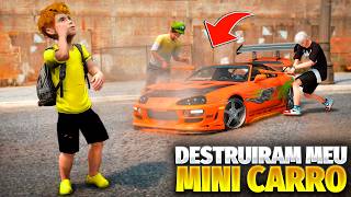DESTRUÍRAM O MINI CARRO DO ALISSINHO! O VALENTÃO DA ESCOL...