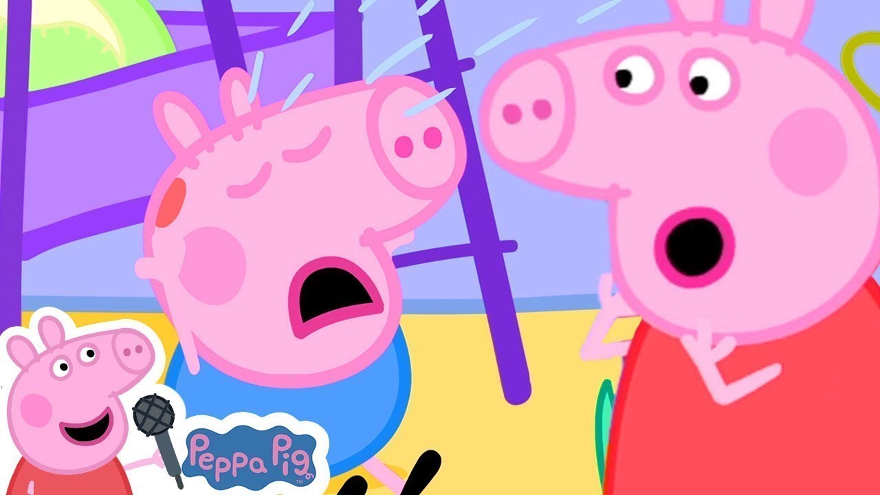 Boo Boo Song with Peppa Pig  Family Kids Cartoon 