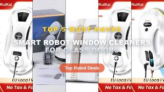 Cheap & Best Smart Robot Window Cleaners For Glass Doors Unboxing & Review - Smart Window Cleaning R