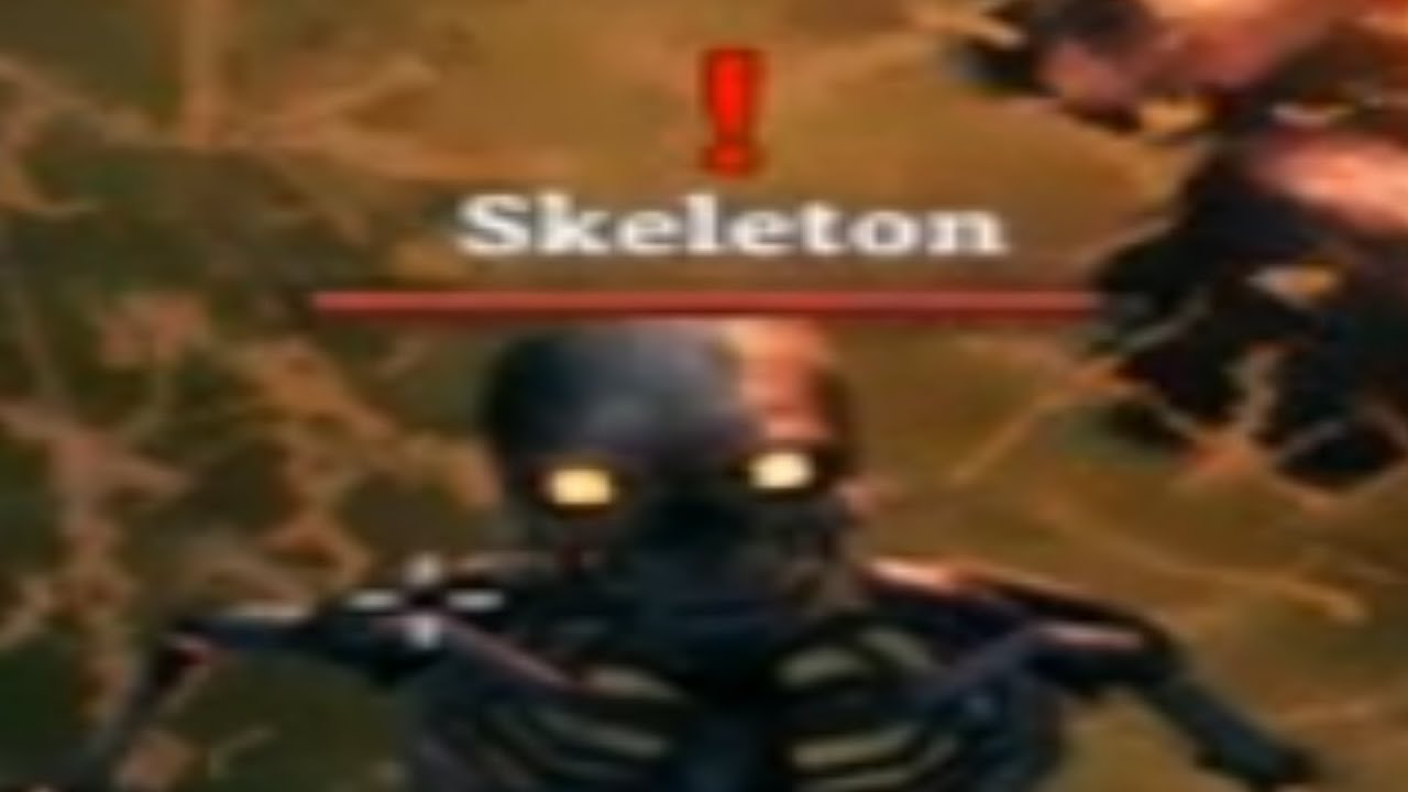 angry skeleton - YouTube