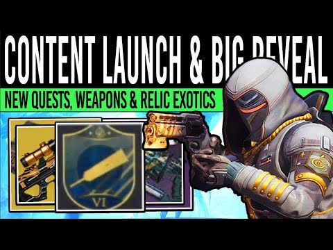 Destiny 2: HUGE CONTENT REVEAL & EXOTIC QUESTS! New AREA, Free Loot, Brave Weapons, Armor (9 April)