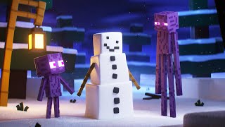 Snowman Attack Enderman Story Clay Minecraft