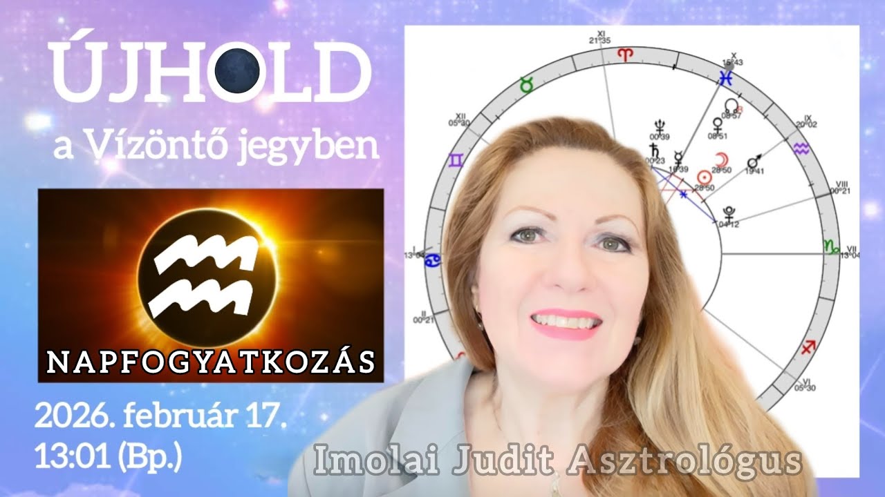 Régi letűnik, új világ kezdődik. Vízöntő Újhold, Napfogyatkozás. Újjászületés, megfrissülés, reform