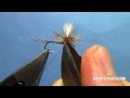 Fly tying with hans  parachute adams dry fly