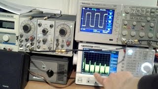 MAKElog#8 measuring sine, sawtooth and rectangle waveforms in time and frequency domain (no FFT)