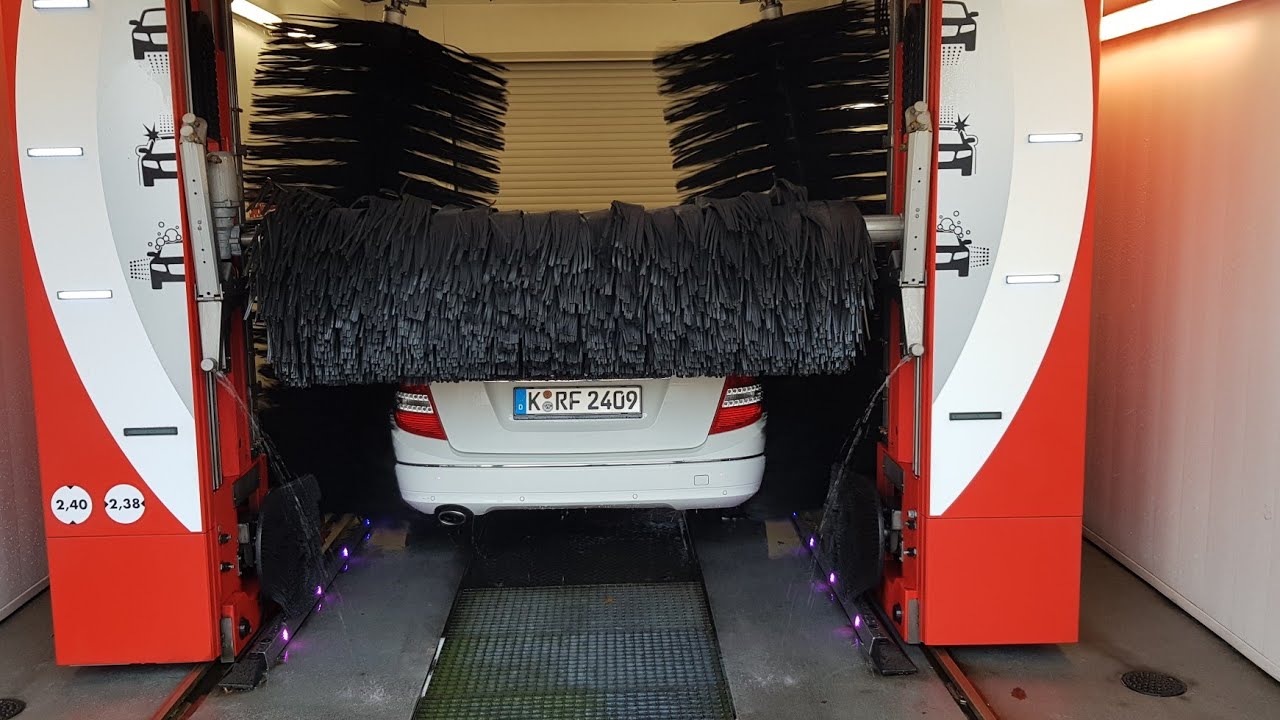 Autowaschanlage In Der Nähe Jetzt Geöffnet Autowaschanlage Waschstrasse Car Wash lavage de voiture Autowaschanlage