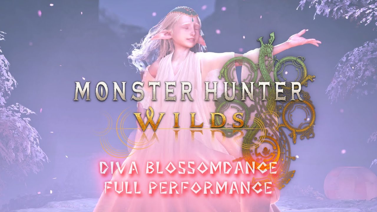 Monster Hunter Wilds: Blossomdance Diva Full Performance🎶 (3 Songs + Prayer) 
