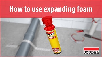 Gap filling with Genius Gun PU Foam