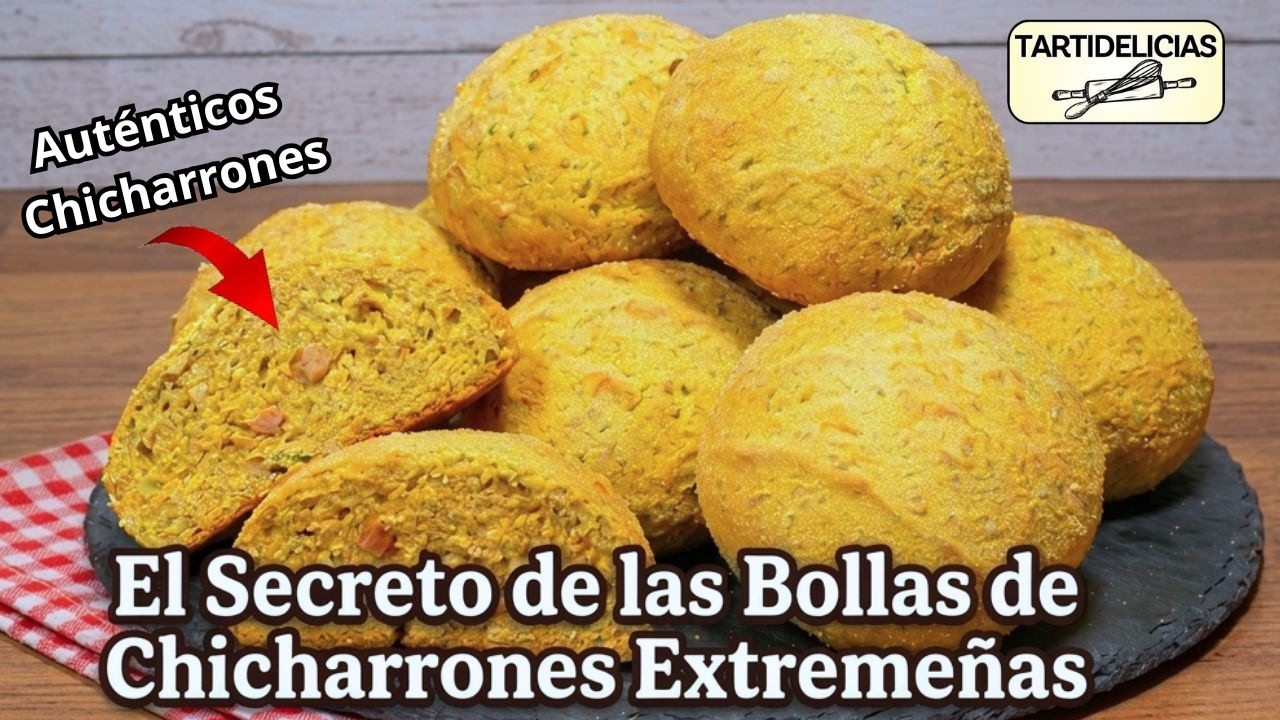 🏡  Auténticas BOLLAS de CHICHARRONES Caseras DULCE de PUEBLO Extremeño