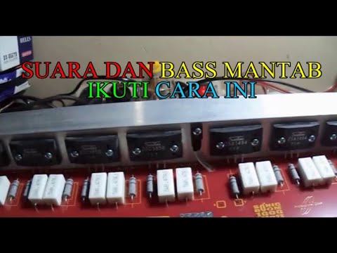 Mau merakit power ampifier yang suara dan bassnya mantab? Ini caranya.