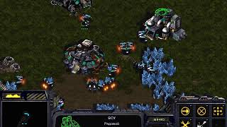 StarCraft: Brood War - 1 Terran vs 7 Protoss (vs 7 computers ) Map: Big Game Hunters
