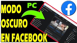 COMO PONER FACEBOOK OSCURO EN PC ✅ Activar Modo Oscuro 🚀 screenshot 2