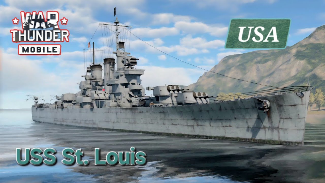 War Thunder Mobile | USS St. Louis Tier II - Is this a Bad Ship?? gameplay 