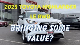 2023 Toyota Highlander LE AWD
